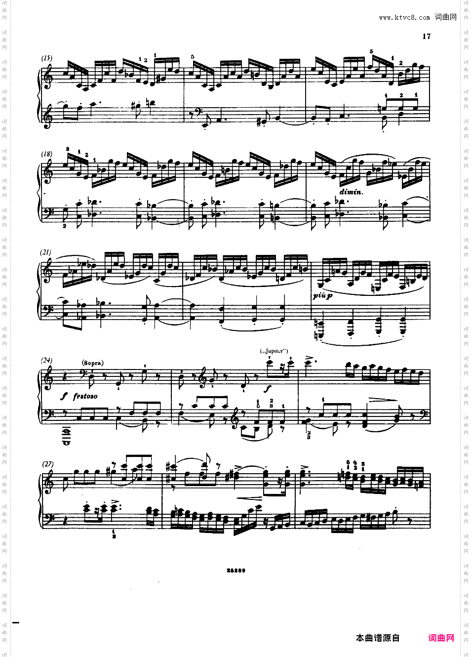 ------改编莫扎特作品集------Mozart-Busoni k503 Cadenza