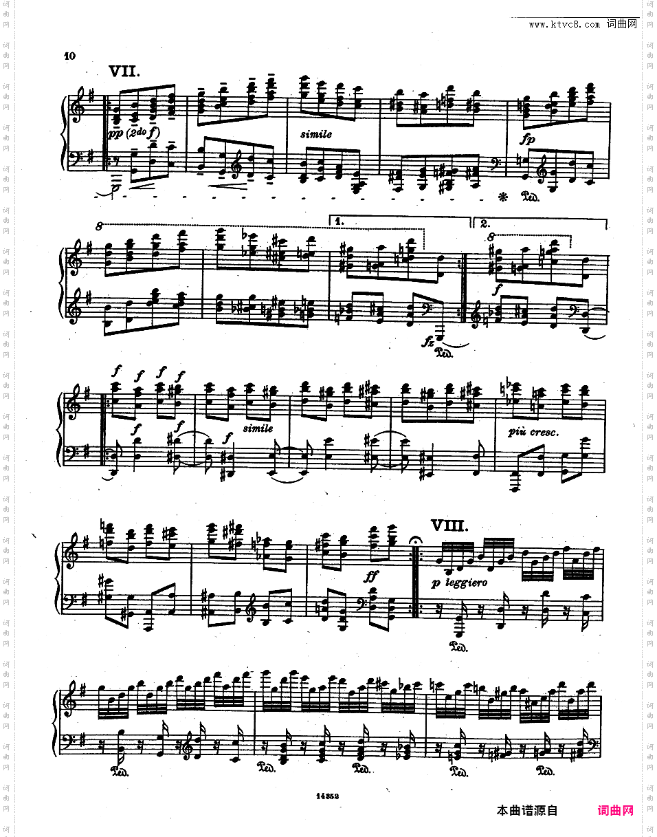 根据莫扎特唐璜改编Kempff Variationen uber ein Thema aus Mozarts Don Juan op10