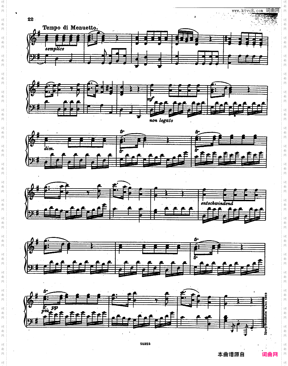 根据莫扎特唐璜改编Kempff Variationen uber ein Thema aus Mozarts Don Juan op10