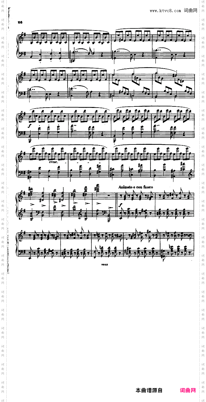 e小调钢琴奏鸣曲 Piano Sonata in e Minor Op·28