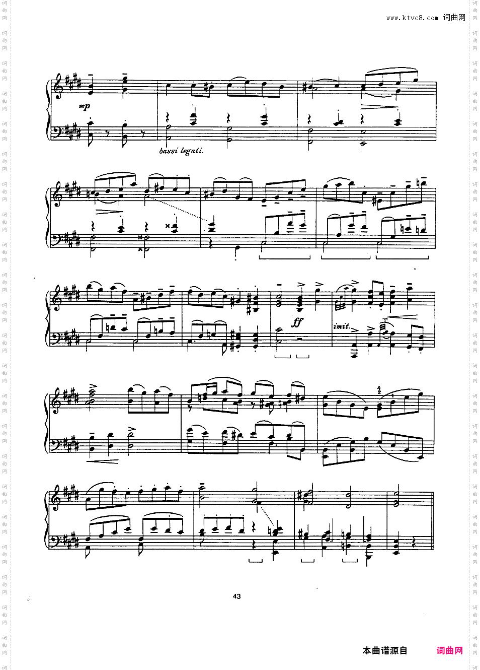 Friedman 改编曲集Bach-Friedman Gavotte