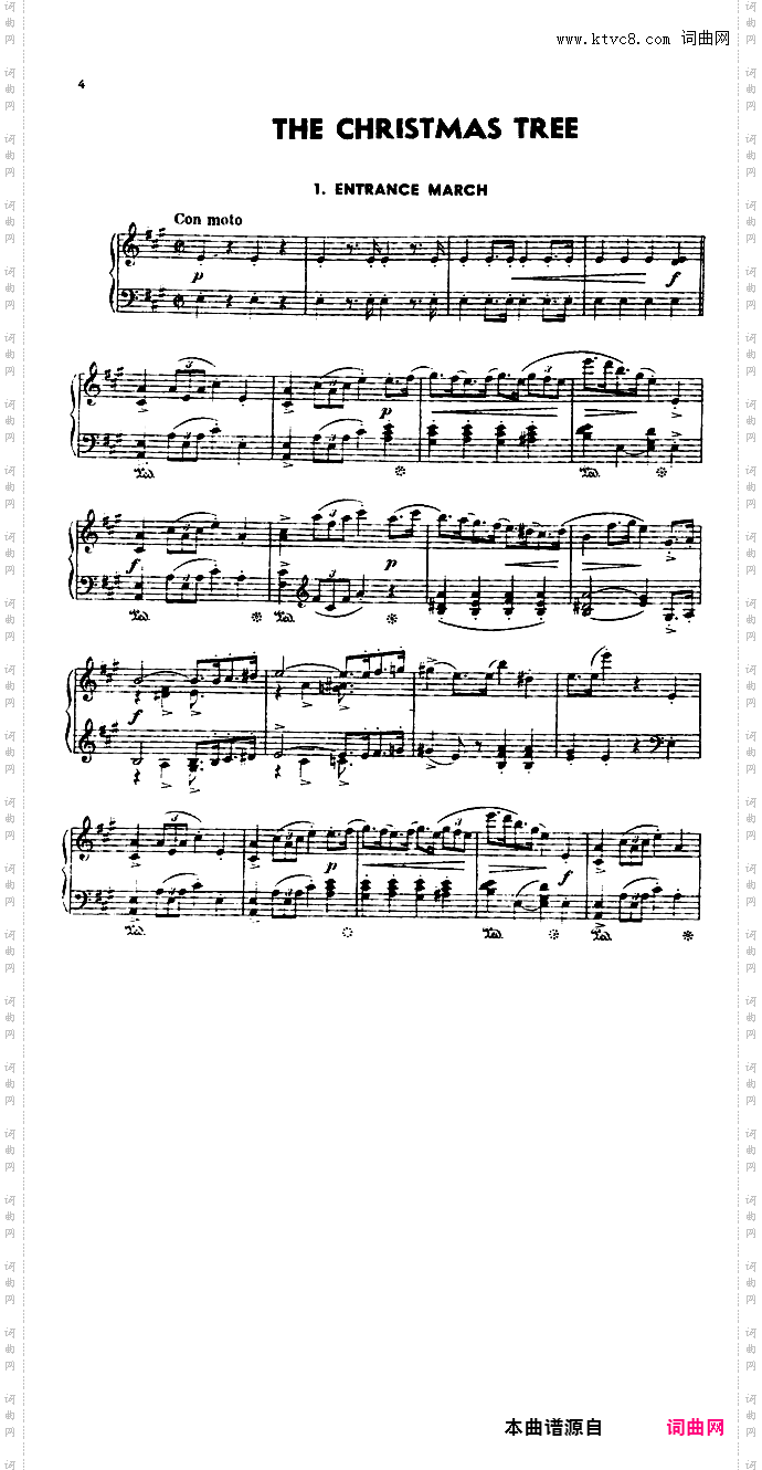 孩子们的**夜 Children's Christmas Eve Op·36