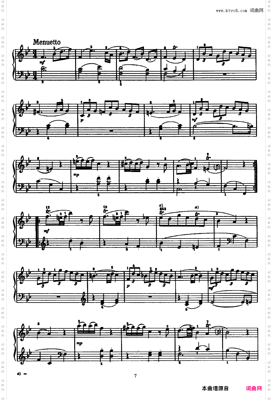 52首钢琴奏鸣曲 52 Piano SonatasPiano Sonata No 2 in Bb_NoRestriction