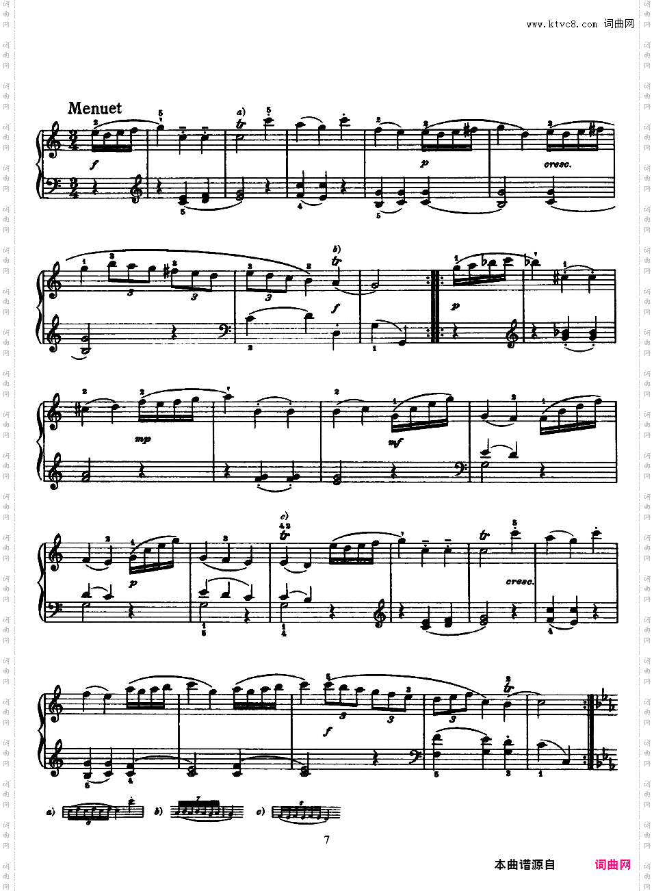 52首钢琴奏鸣曲 52 Piano SonatasPiano Sonata No 3 in C_NoRestriction