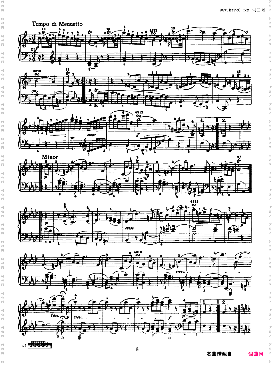 52首钢琴奏鸣曲 52 Piano SonatasPiano Sonata No 29 in F_NoRestriction