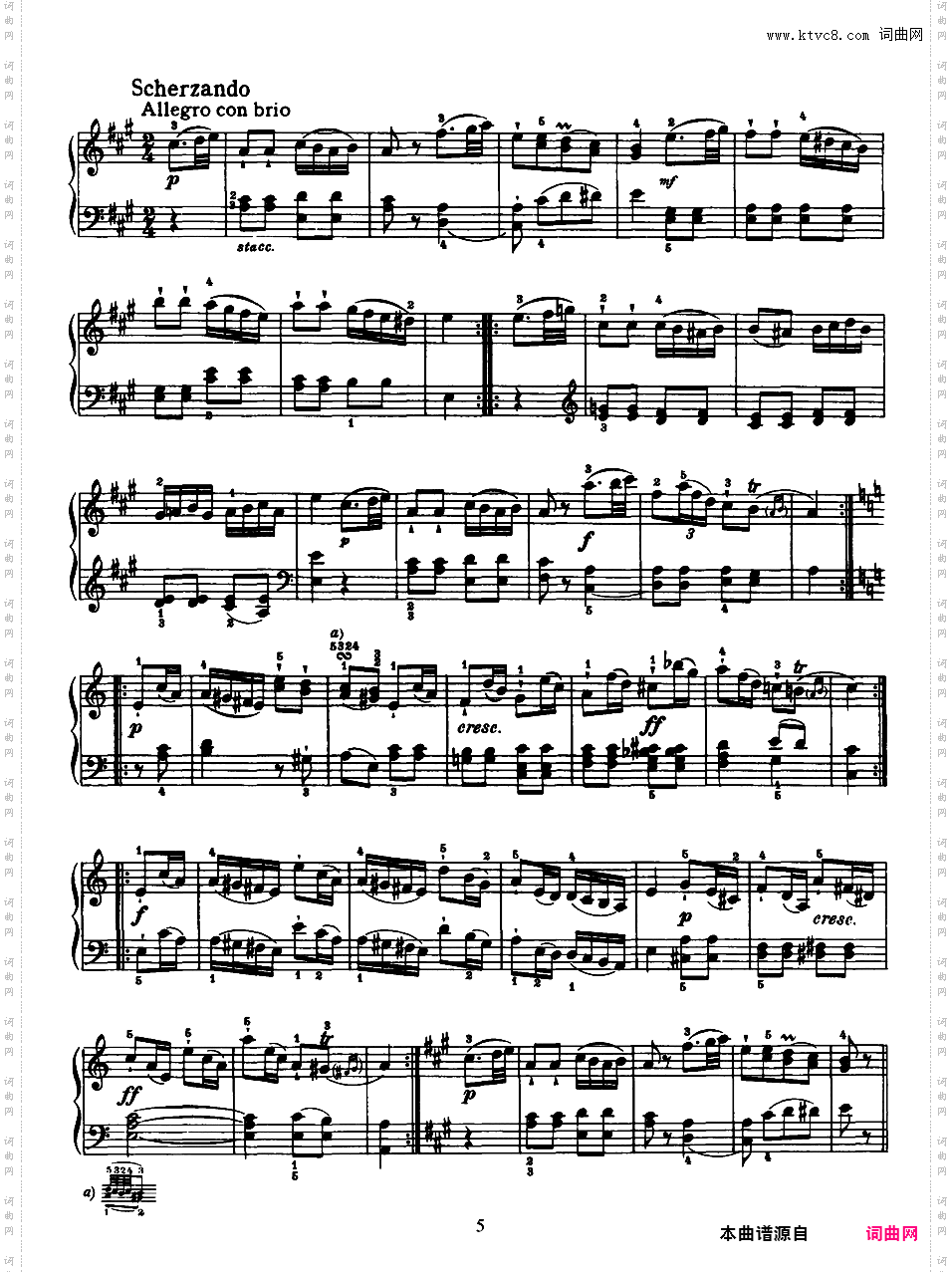52首钢琴奏鸣曲 52 Piano SonatasPiano Sonata No 36 in c#_NoRestriction