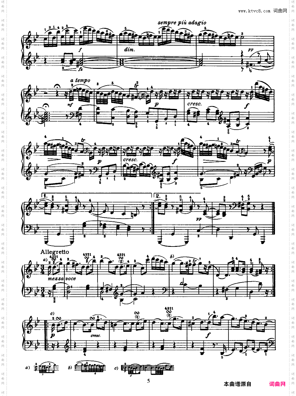 52首钢琴奏鸣曲 52 Piano SonatasPiano Sonata No 44 in g_NoRestriction