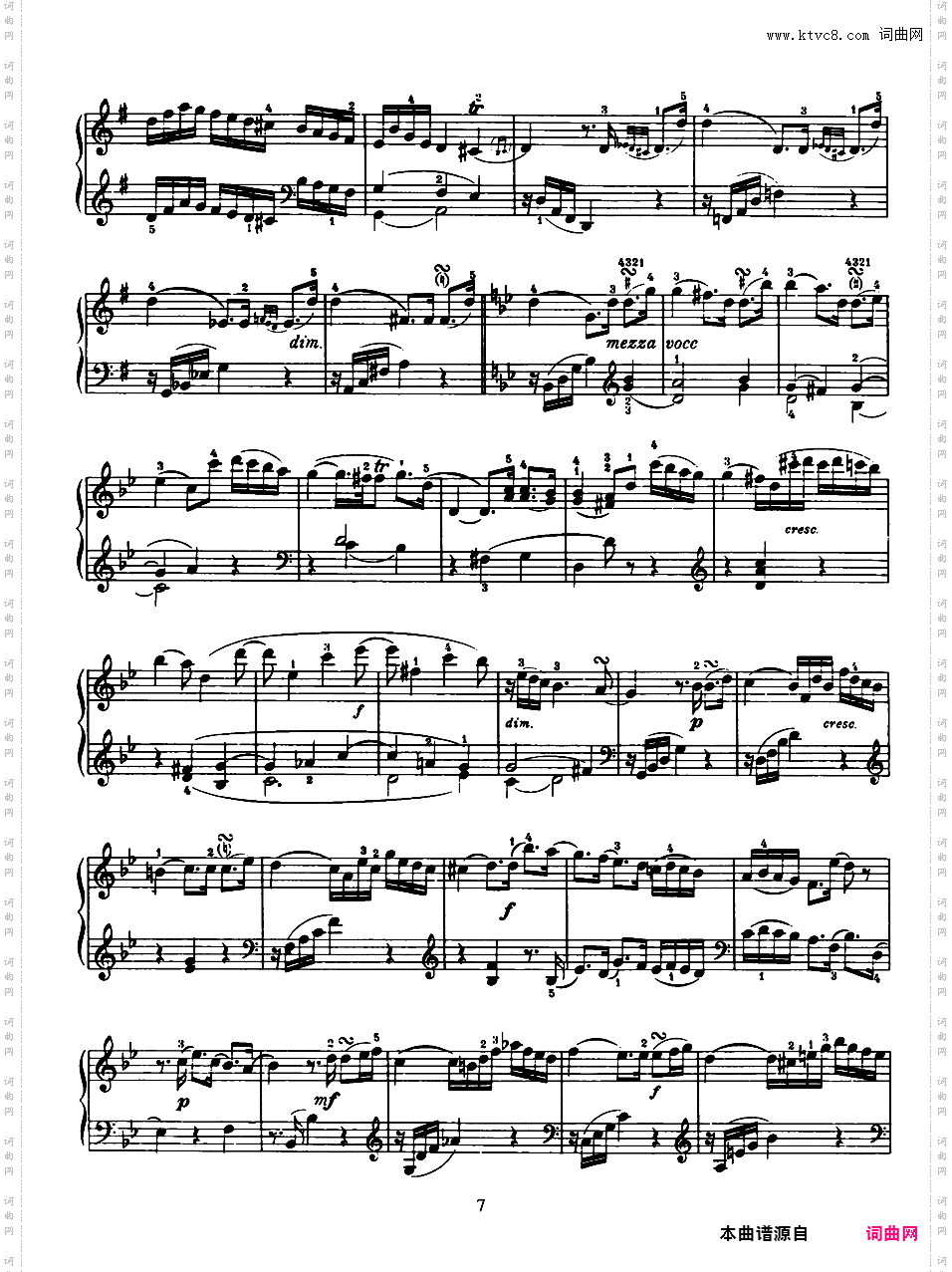 52首钢琴奏鸣曲 52 Piano SonatasPiano Sonata No 44 in g_NoRestriction