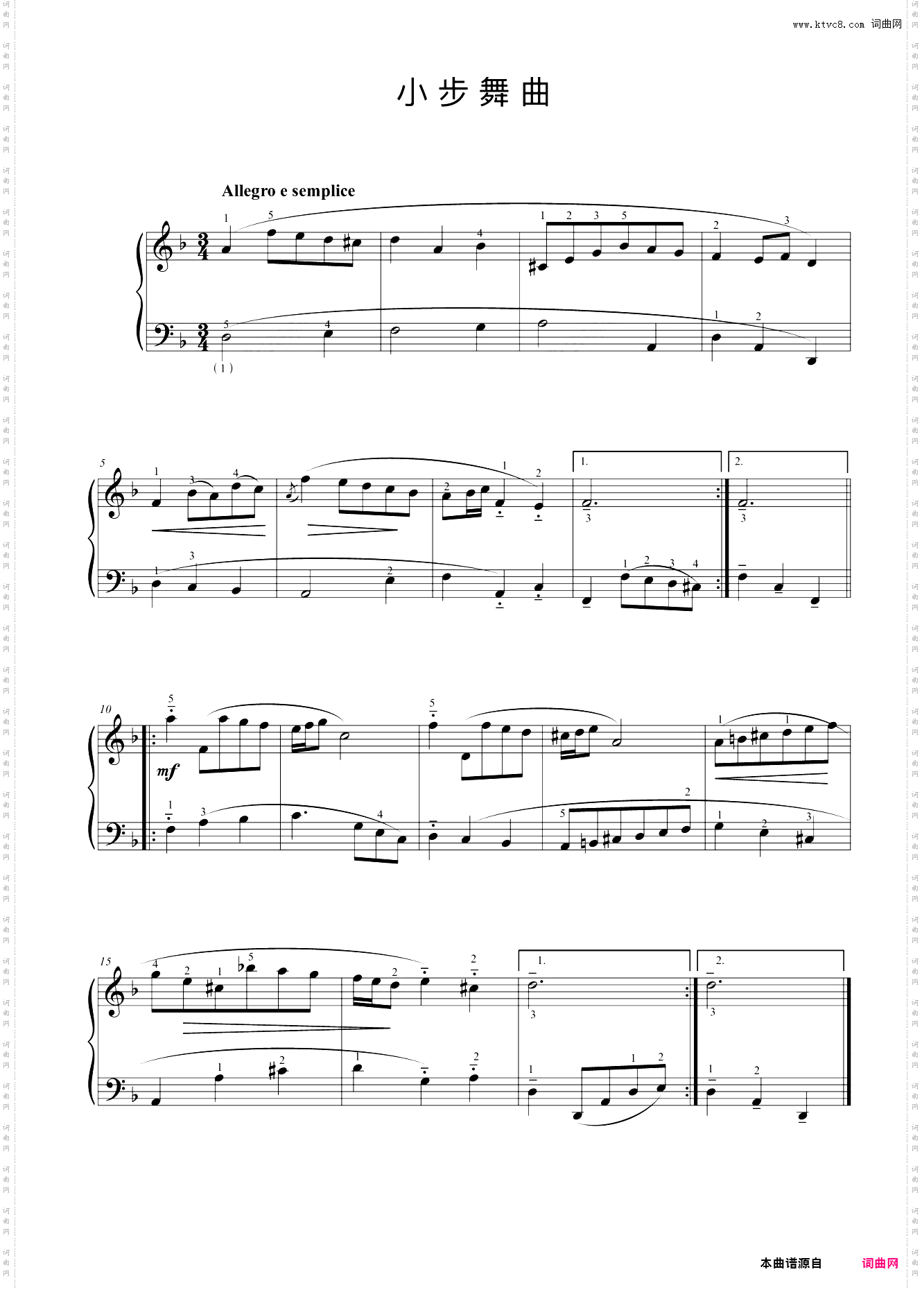 10·小步舞曲