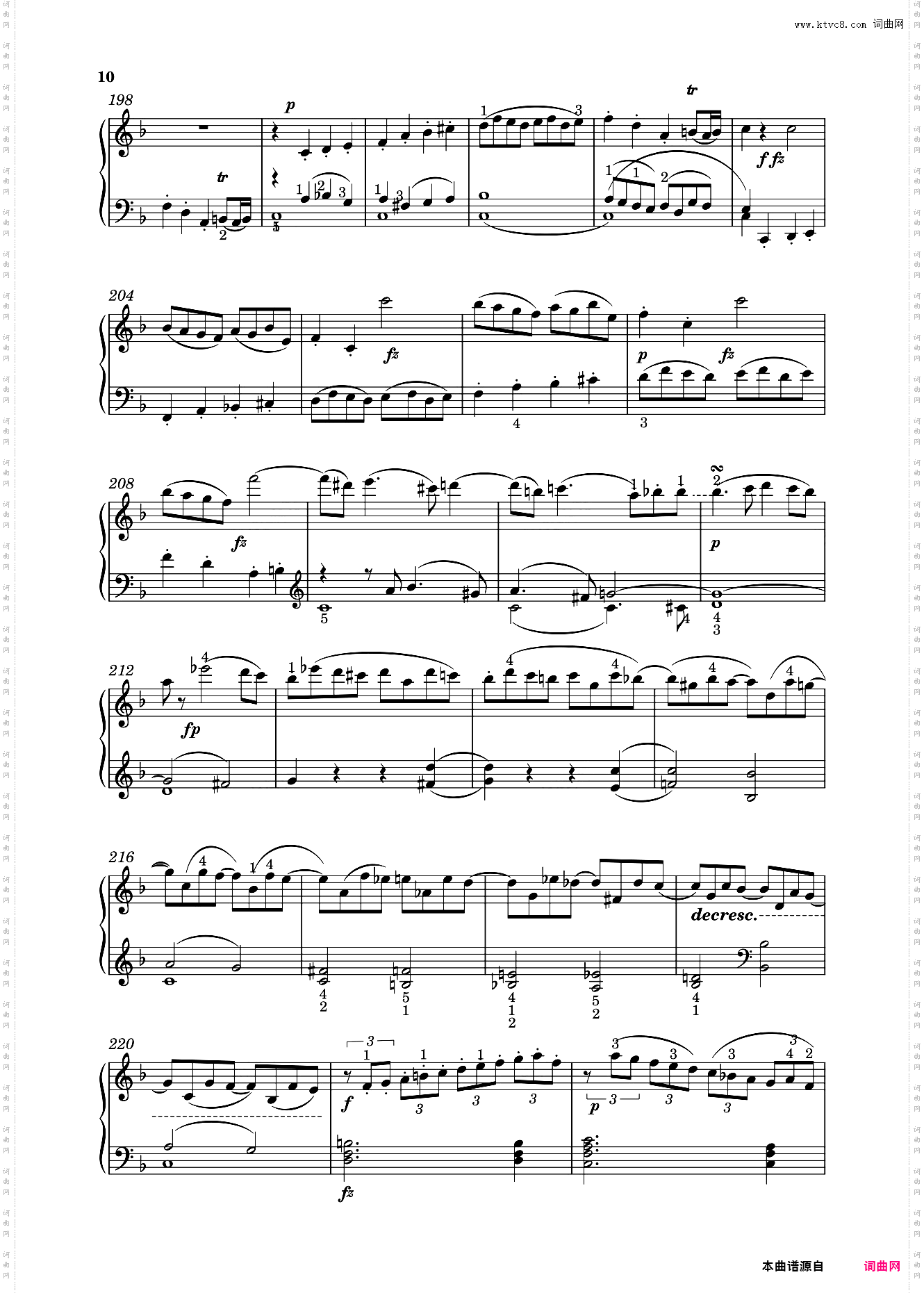 钢琴奏鸣曲KV533