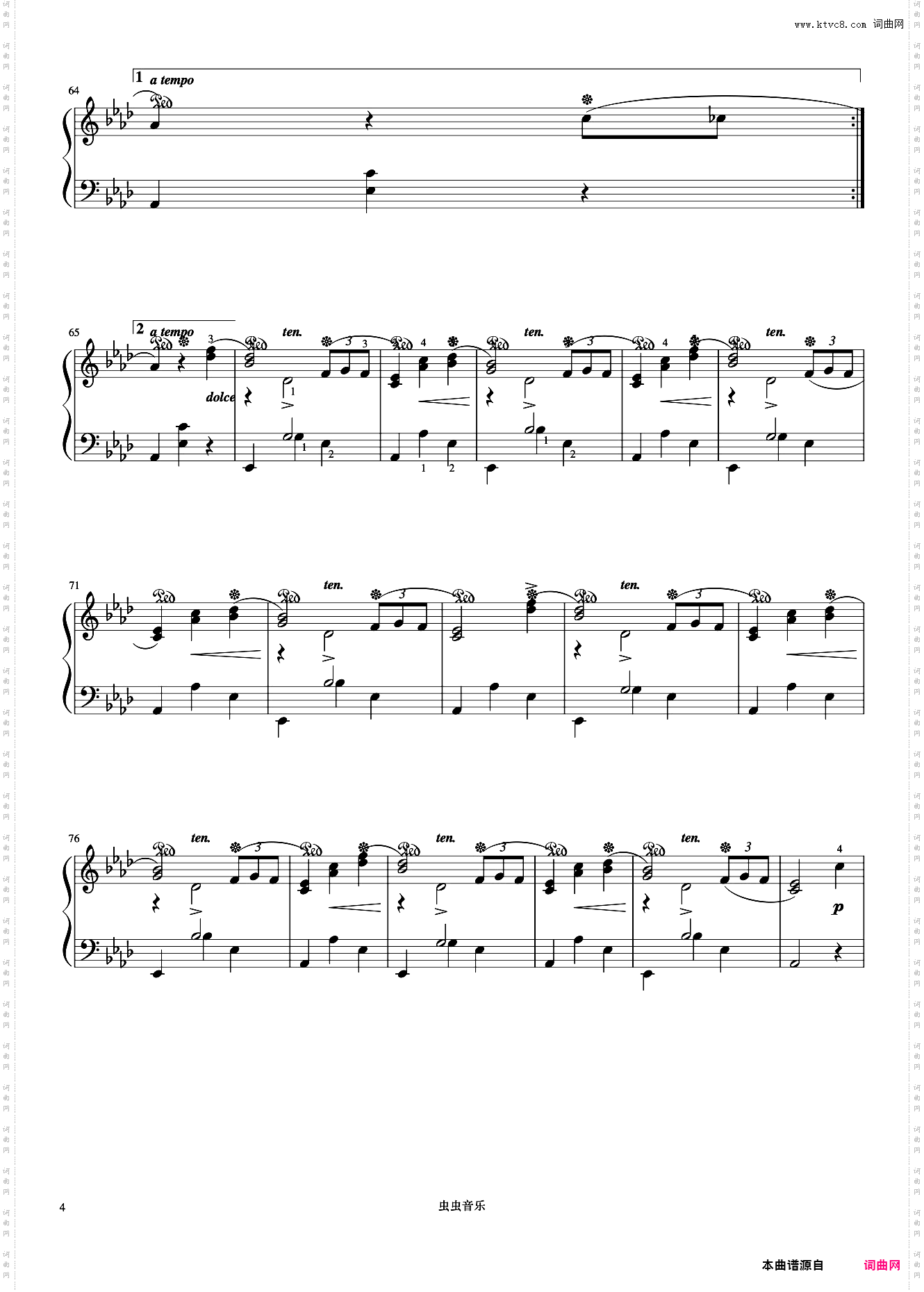 圆舞曲 Op·69 No·1《肖邦圆舞曲集》