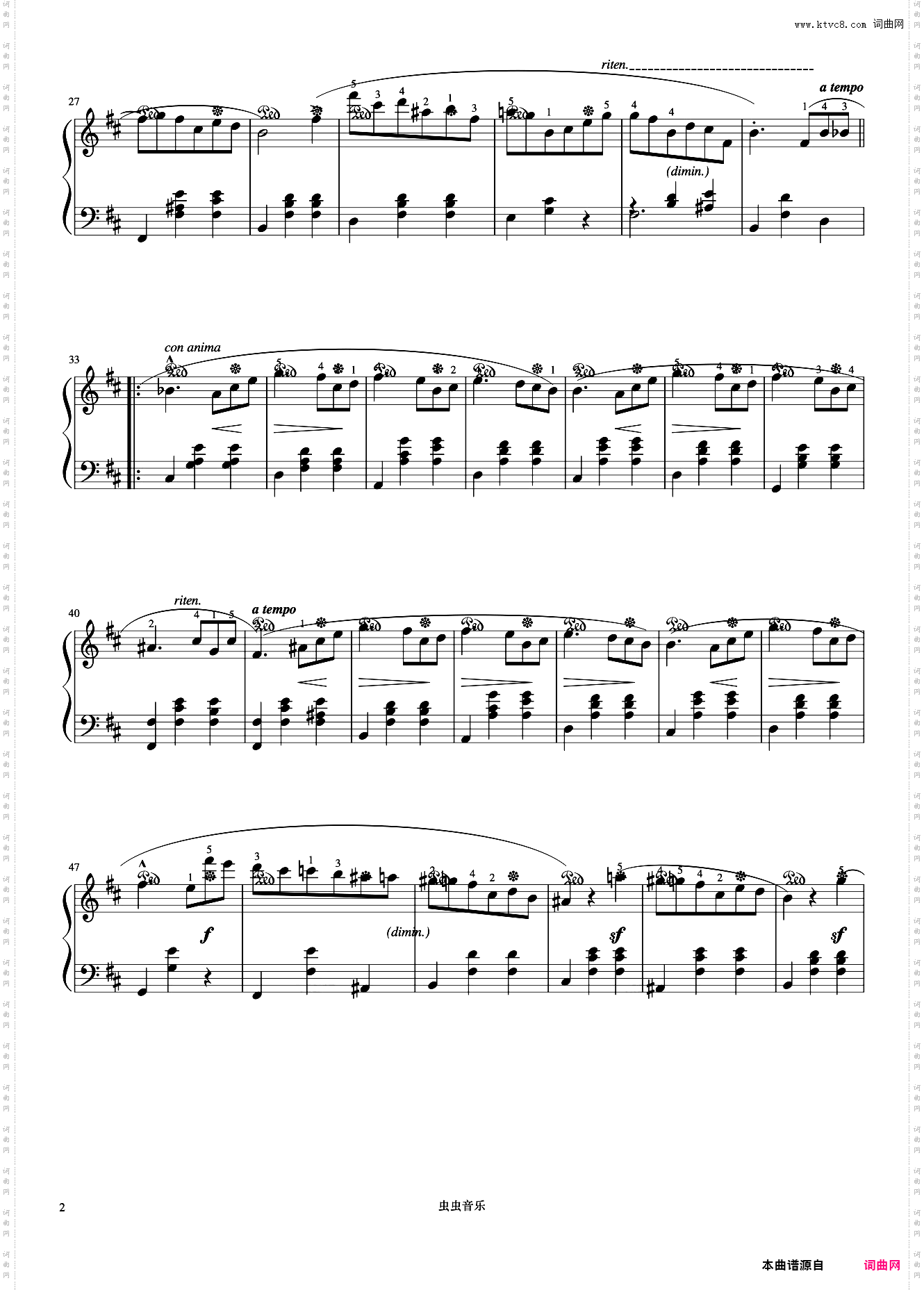 圆舞曲 Op·69 No·2《肖邦圆舞曲集》