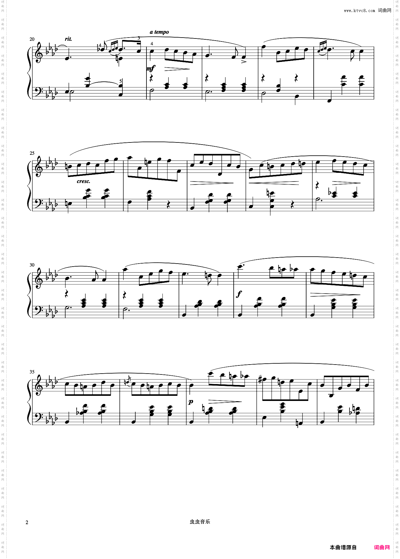 圆舞曲 Op·70 No·2 BIS《肖邦圆舞曲集》