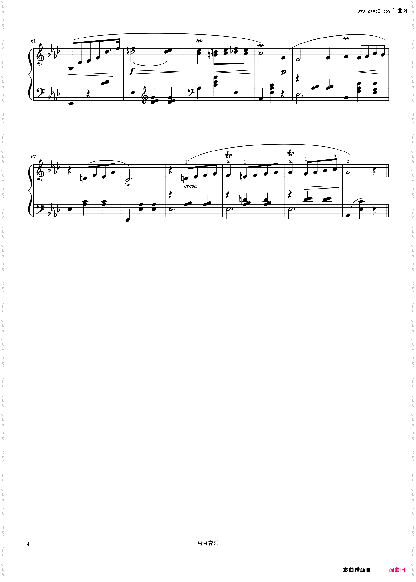 圆舞曲 Op·70 No·2 BIS《肖邦圆舞曲集》