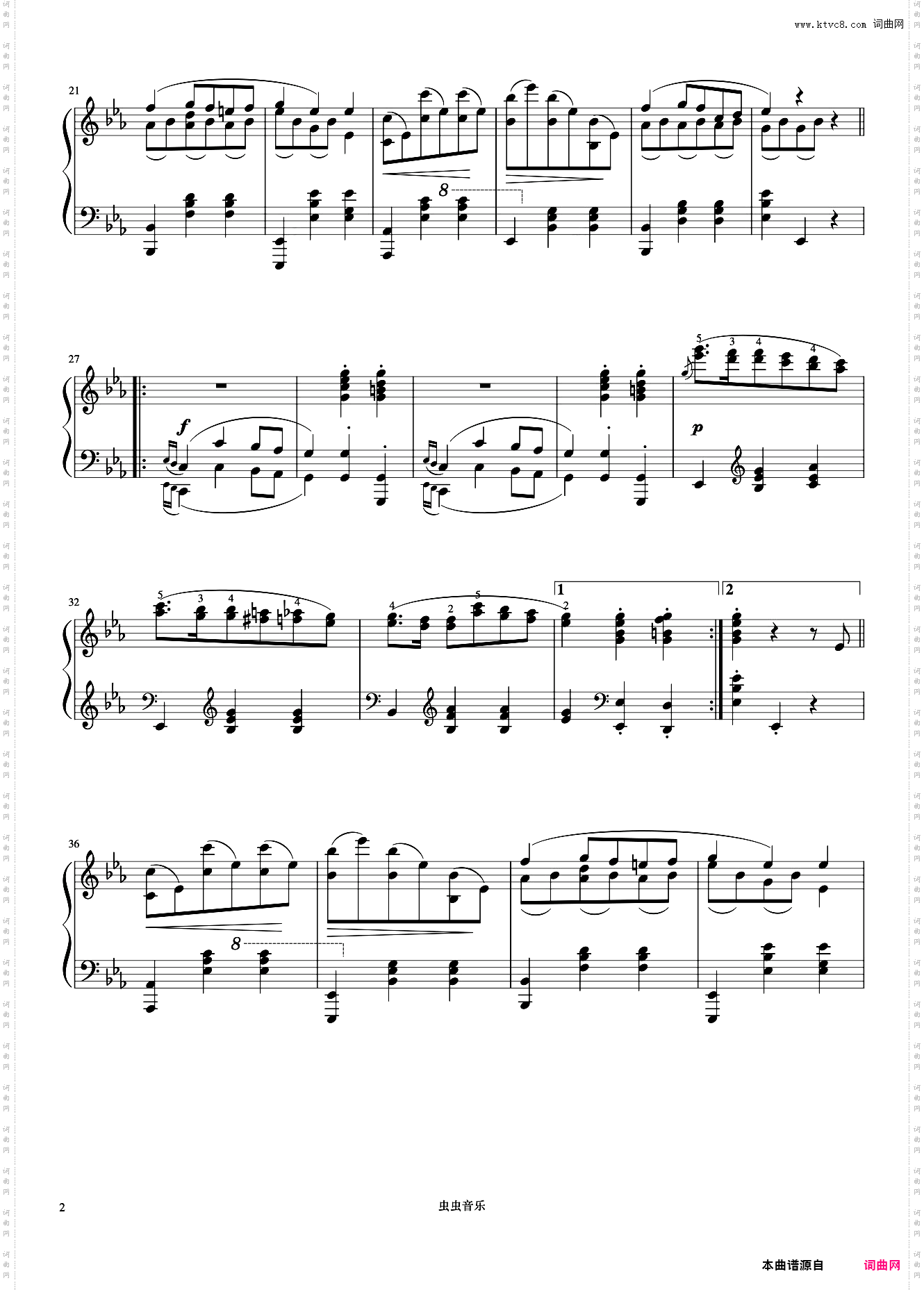 圆舞曲遗作4《肖邦圆舞曲集》