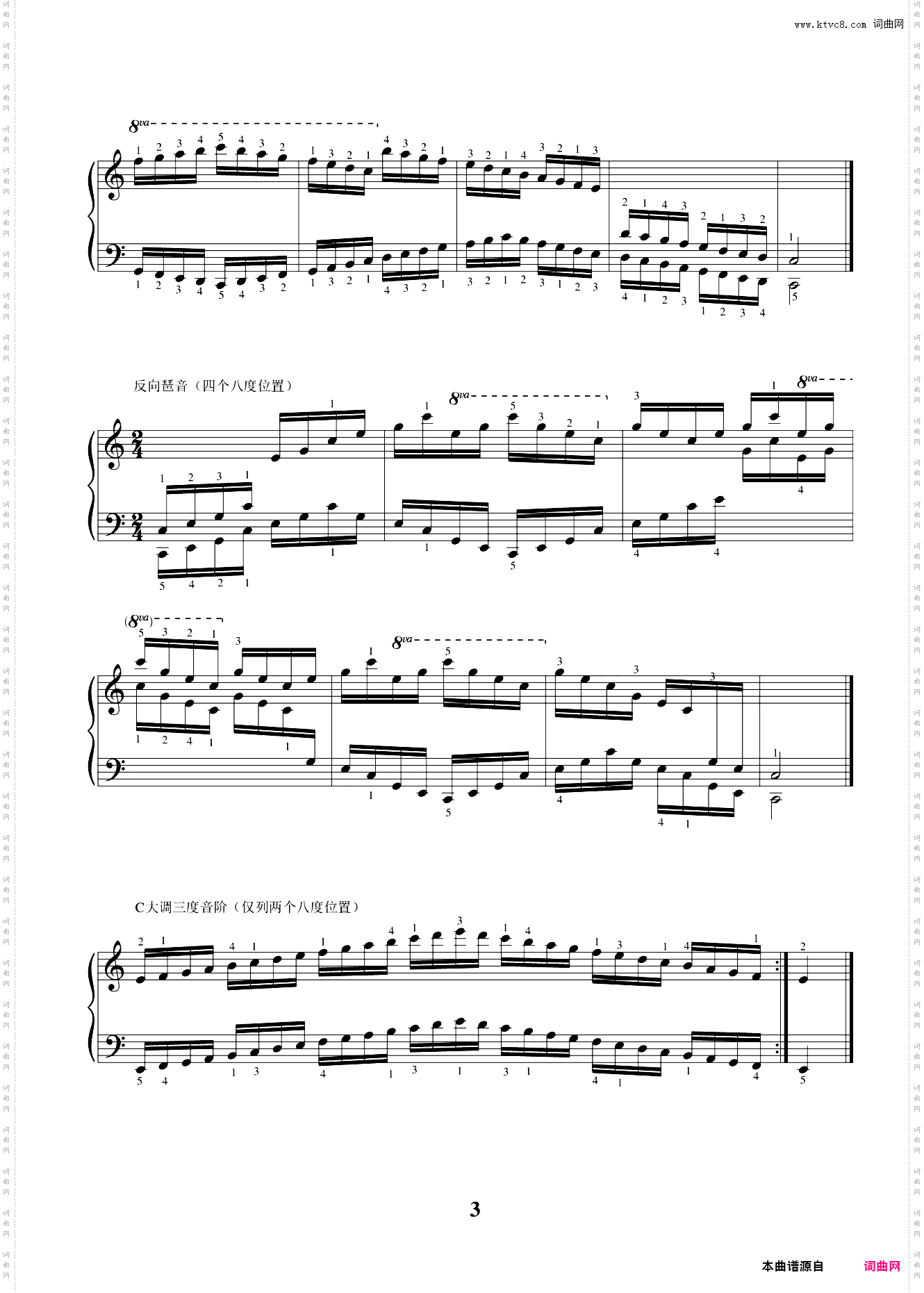 附录基本技术练习谱例