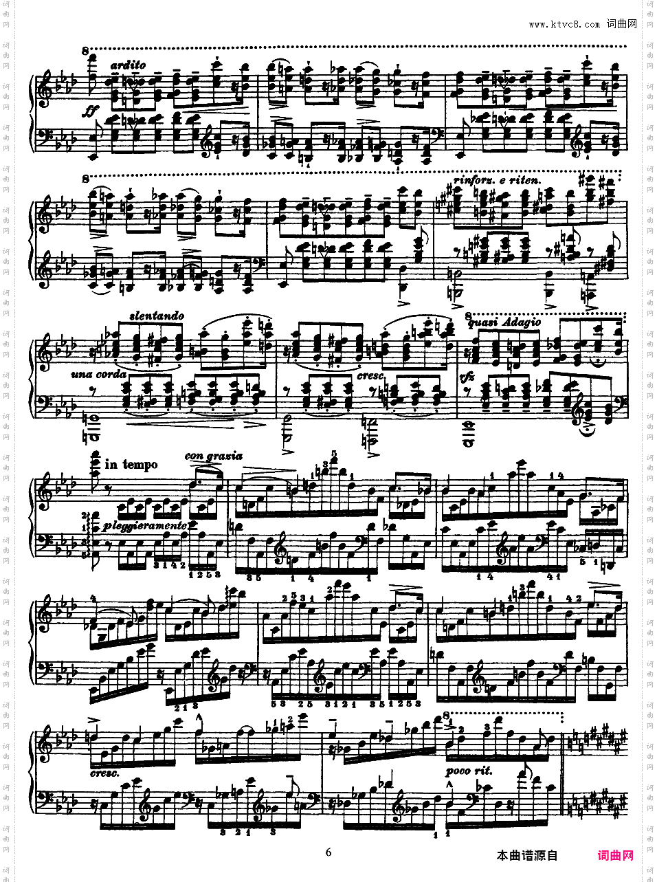 3首音乐会练习曲 Trois Etudes de Concert S·144