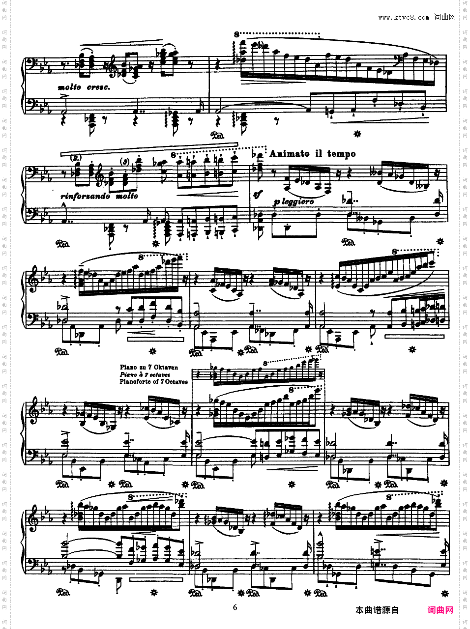 12首超技练习曲 Etudes d'***ution Transcendante S·139Liszt 12 Grand Etudes 第二册