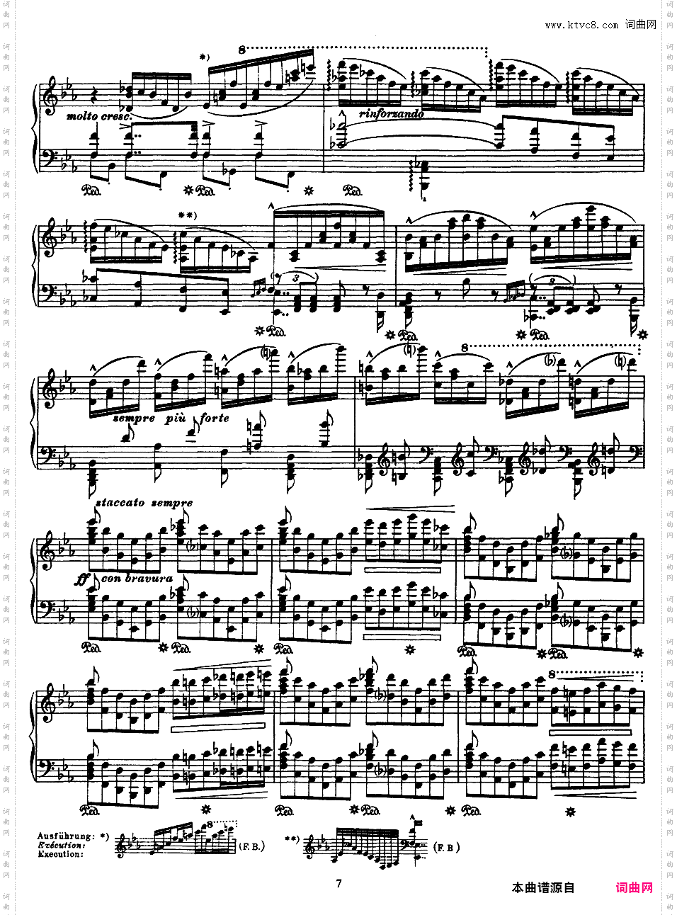 12首超技练习曲 Etudes d'***ution Transcendante S·139Liszt 12 Grand Etudes 第二册