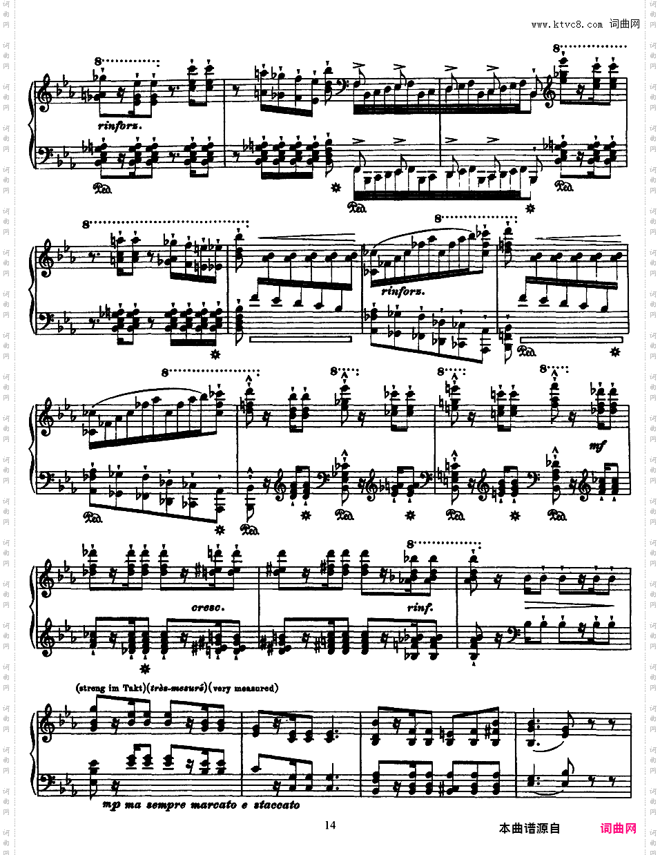 12首超技练习曲 Etudes d'***ution Transcendante S·139Liszt 12 Grand Etudes 第二册