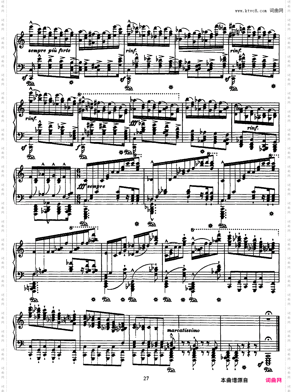 12首超技练习曲 Etudes d'***ution Transcendante S·139Liszt 12 Grand Etudes 第二册