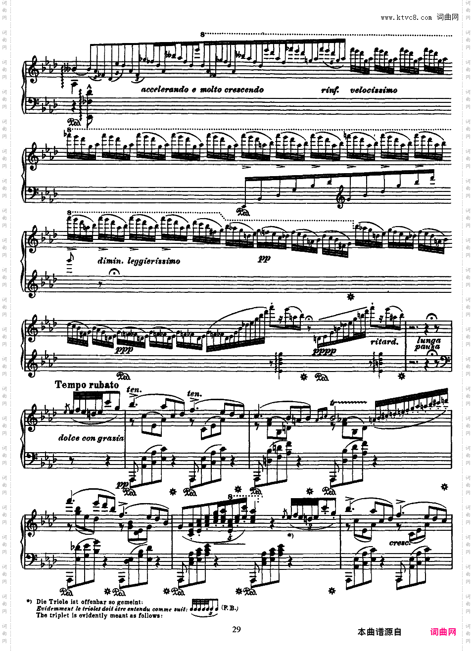 12首超技练习曲 Etudes d'***ution Transcendante S·139Liszt 12 Grand Etudes 第二册