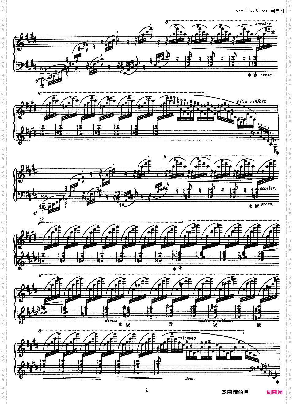 西班牙狂想曲 Rhapsodie Espagnole S·254