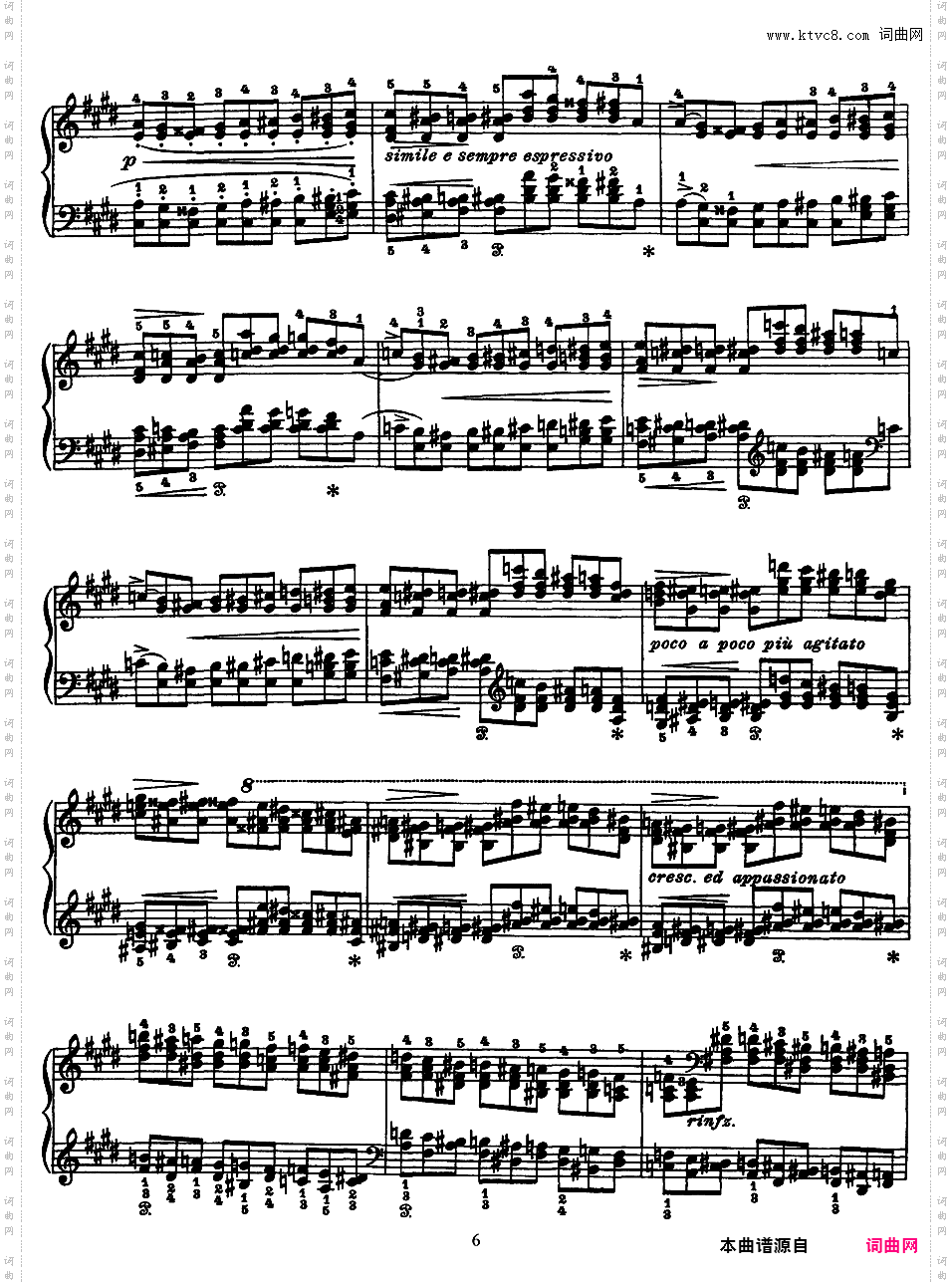 西班牙狂想曲 Rhapsodie Espagnole S·254