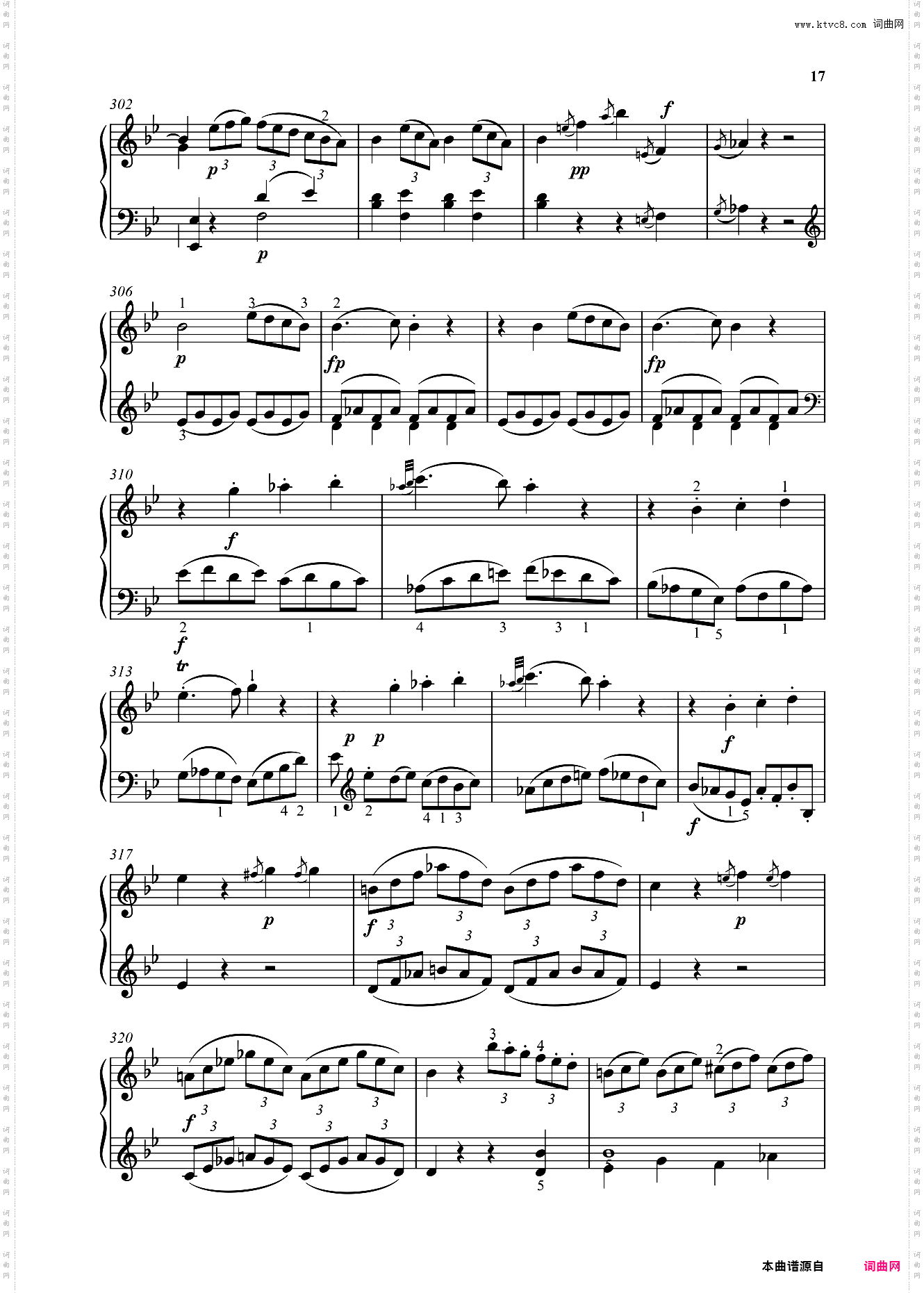 钢琴奏鸣曲KV281