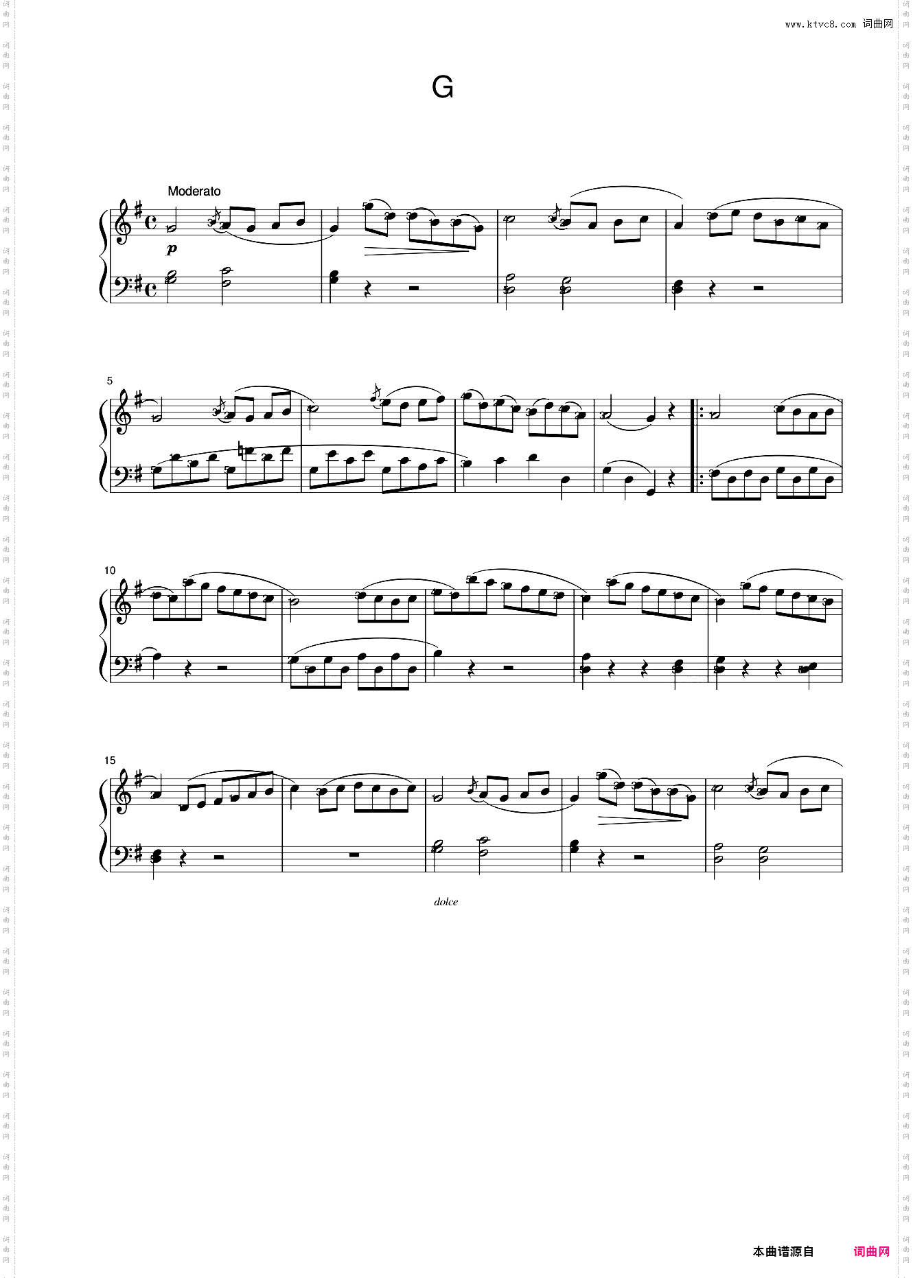 13第二级 G大调小奏鸣曲