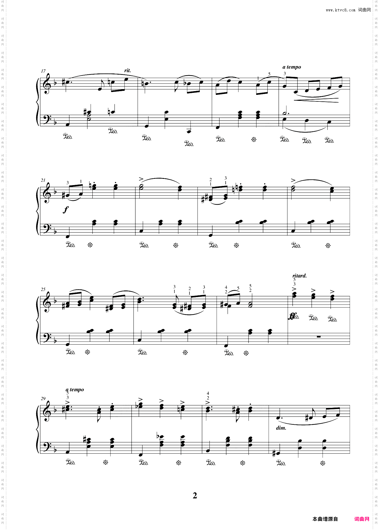 29 抒情圆舞曲