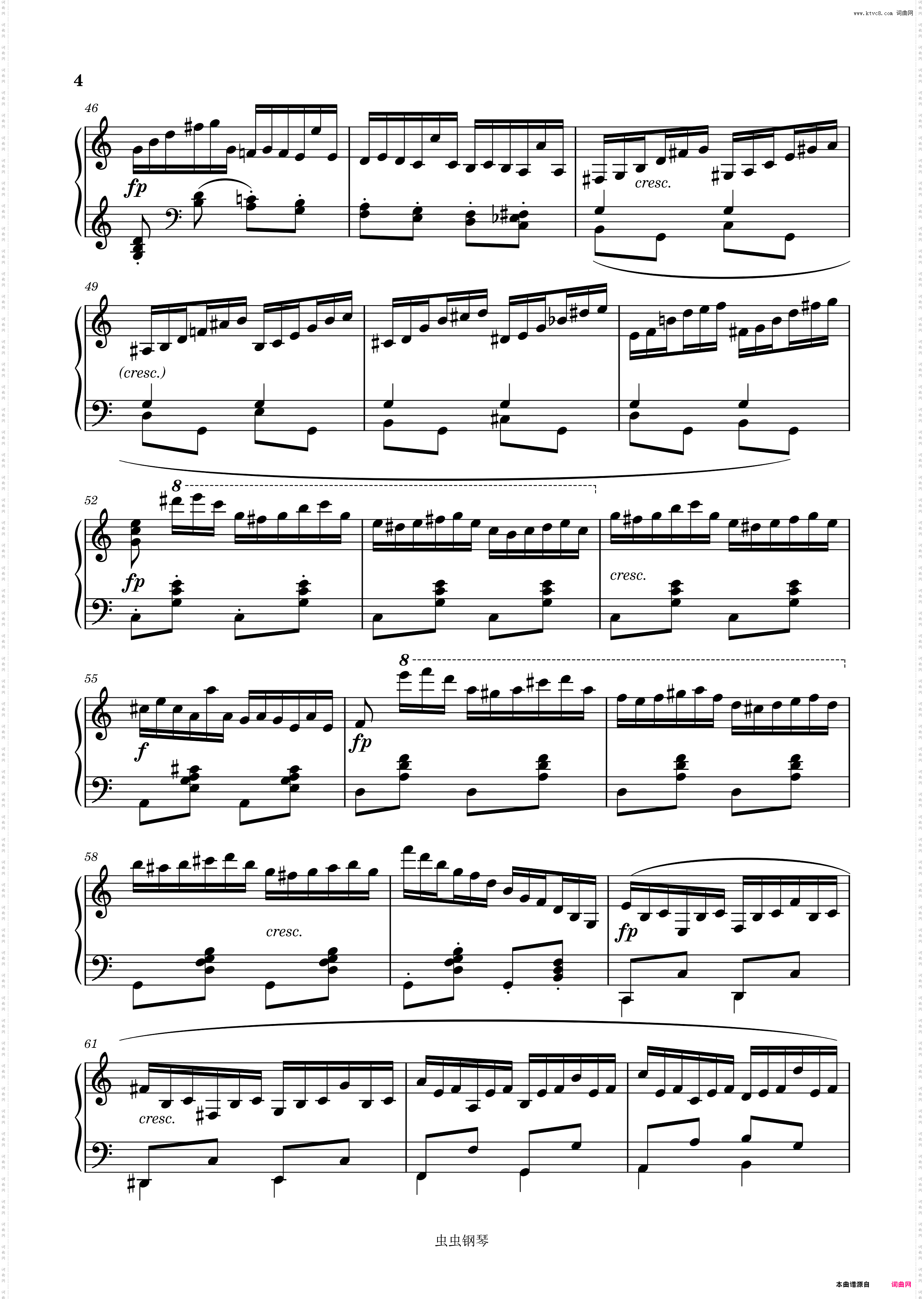 车尔尼740练习曲 第十六首