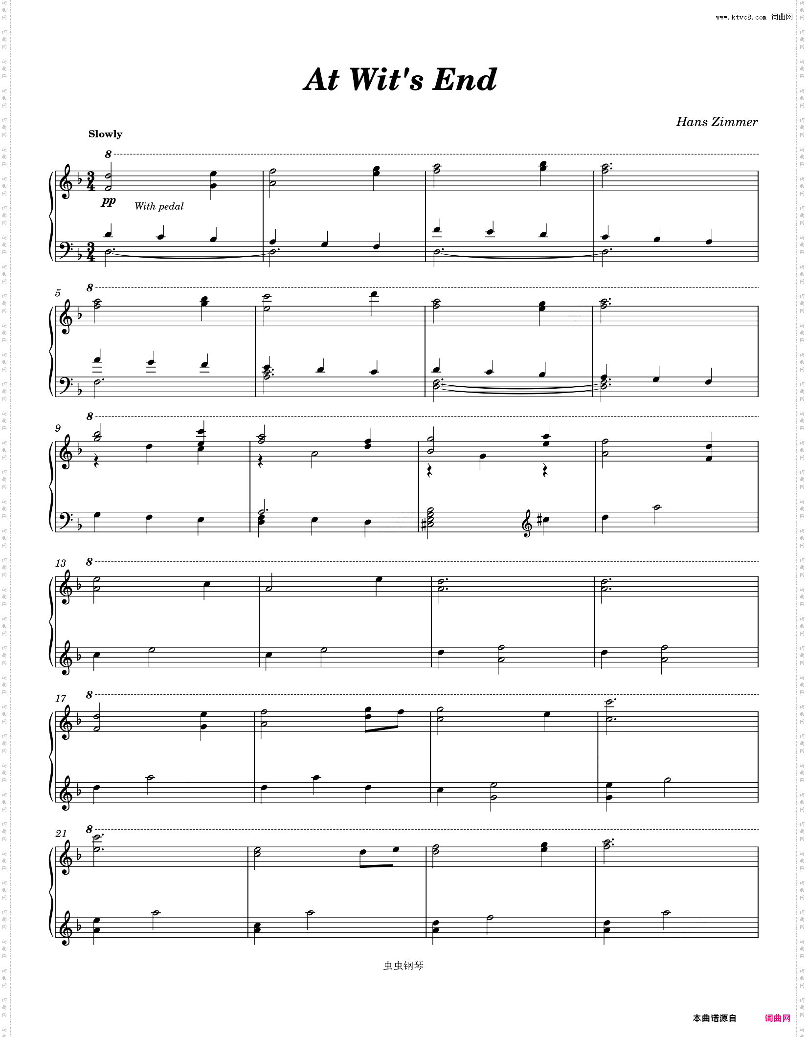 加勒比海盗 电影 At Wit's End-Hans Zimmer
