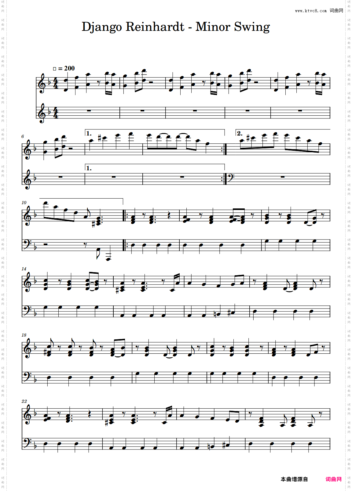 Minor Swing-Django Reinhardt