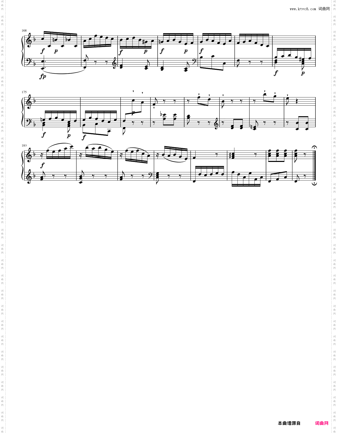 K·280 莫扎特第二奏鸣曲