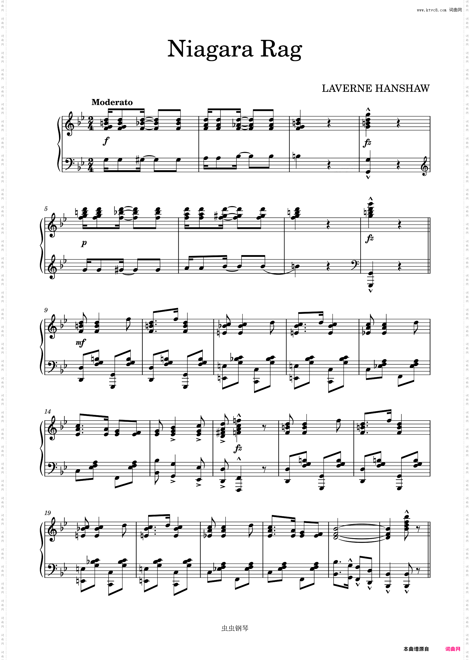 Niagara Rag 1914