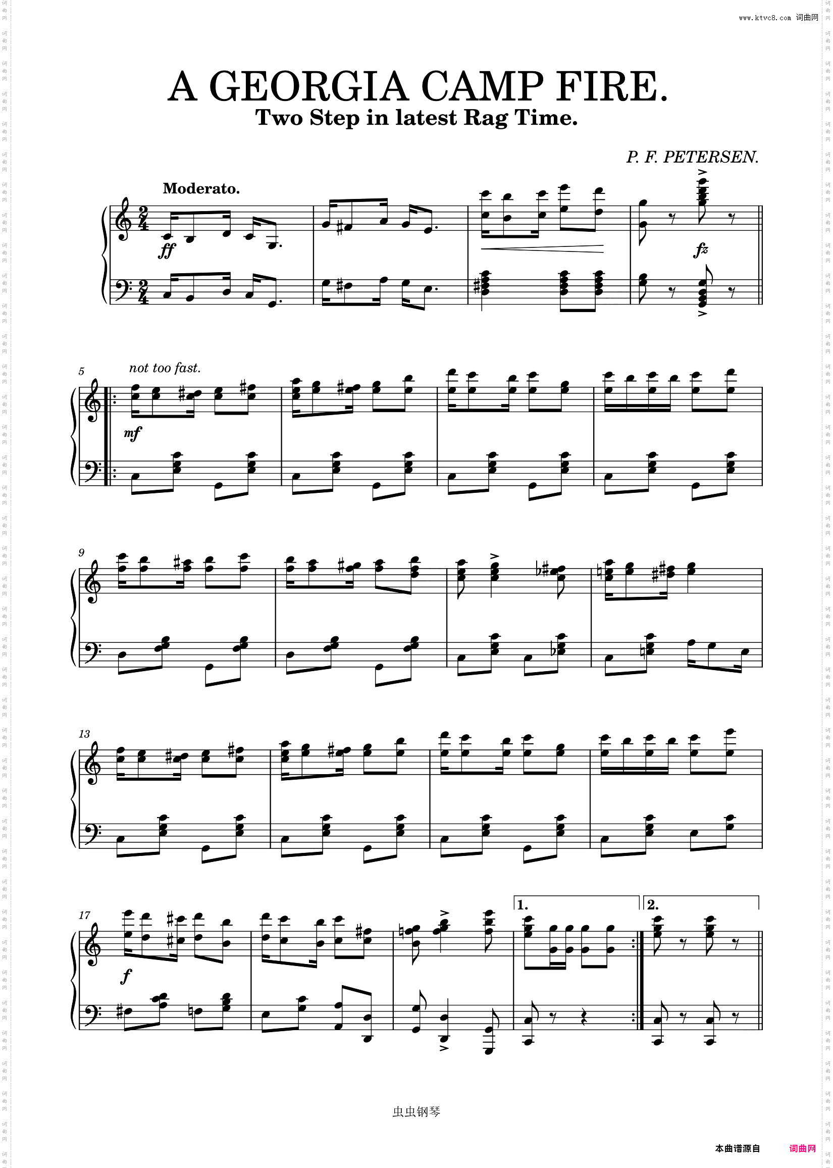 A Georgia Camp Fire 1899