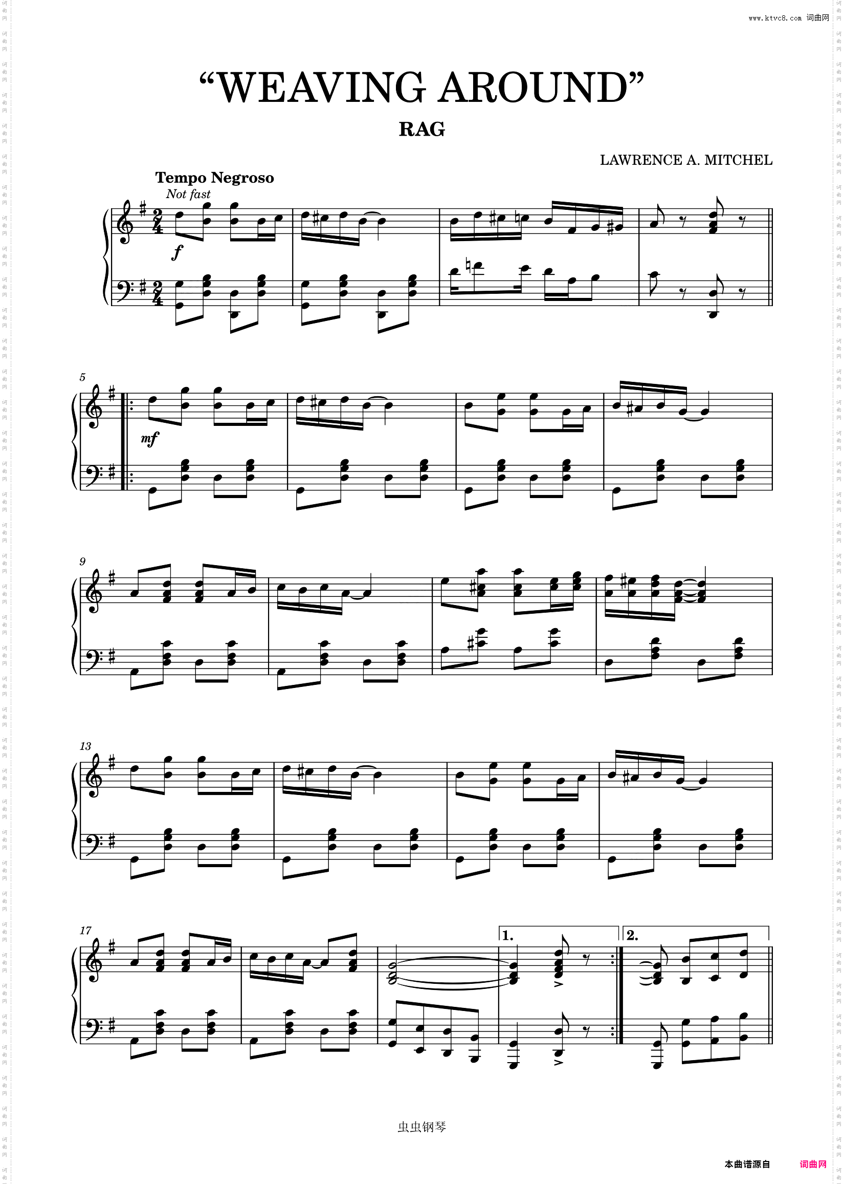 Weaving Around Rag 1913