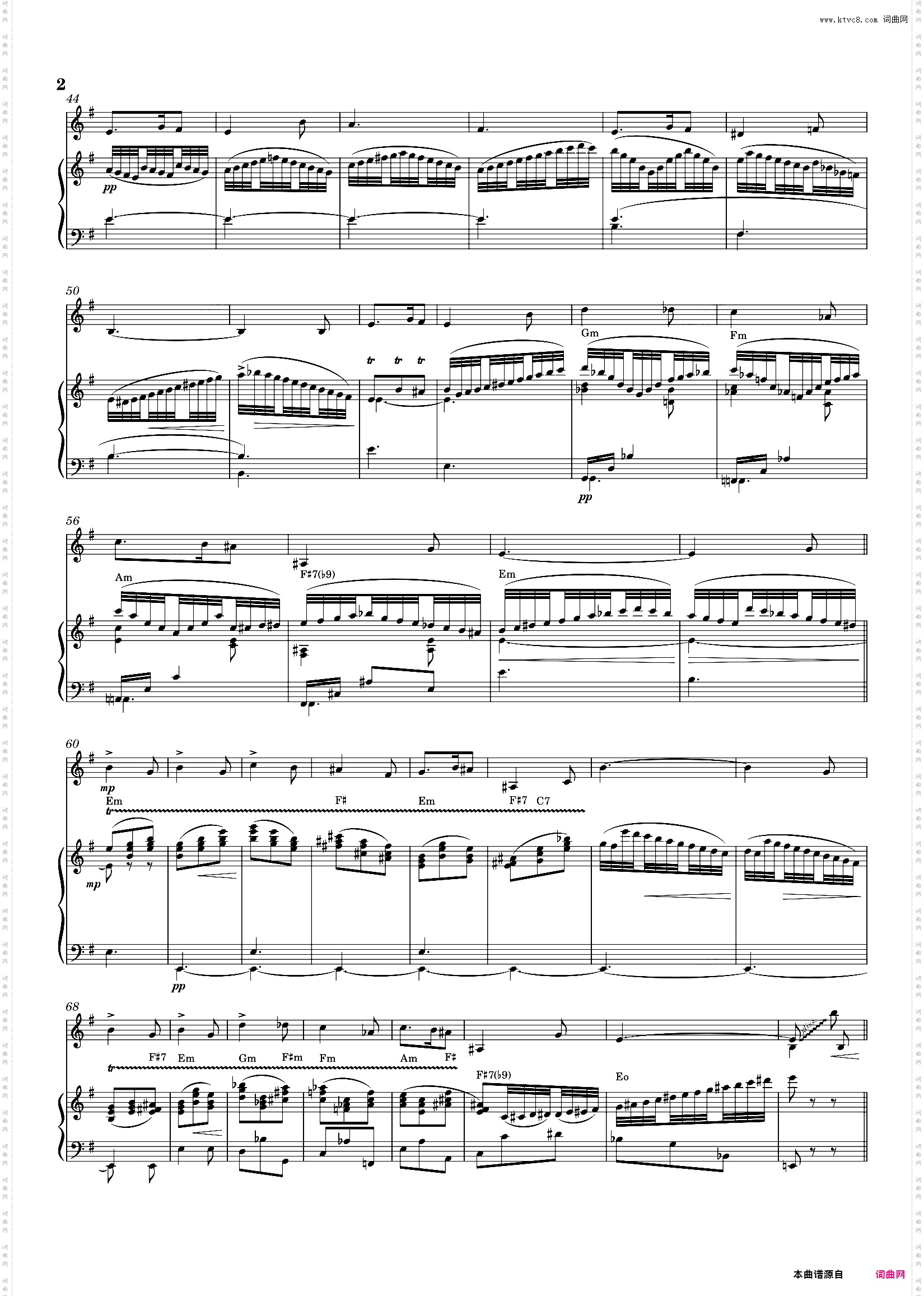Hedwig's Theme/海德薇变奏曲 总谱