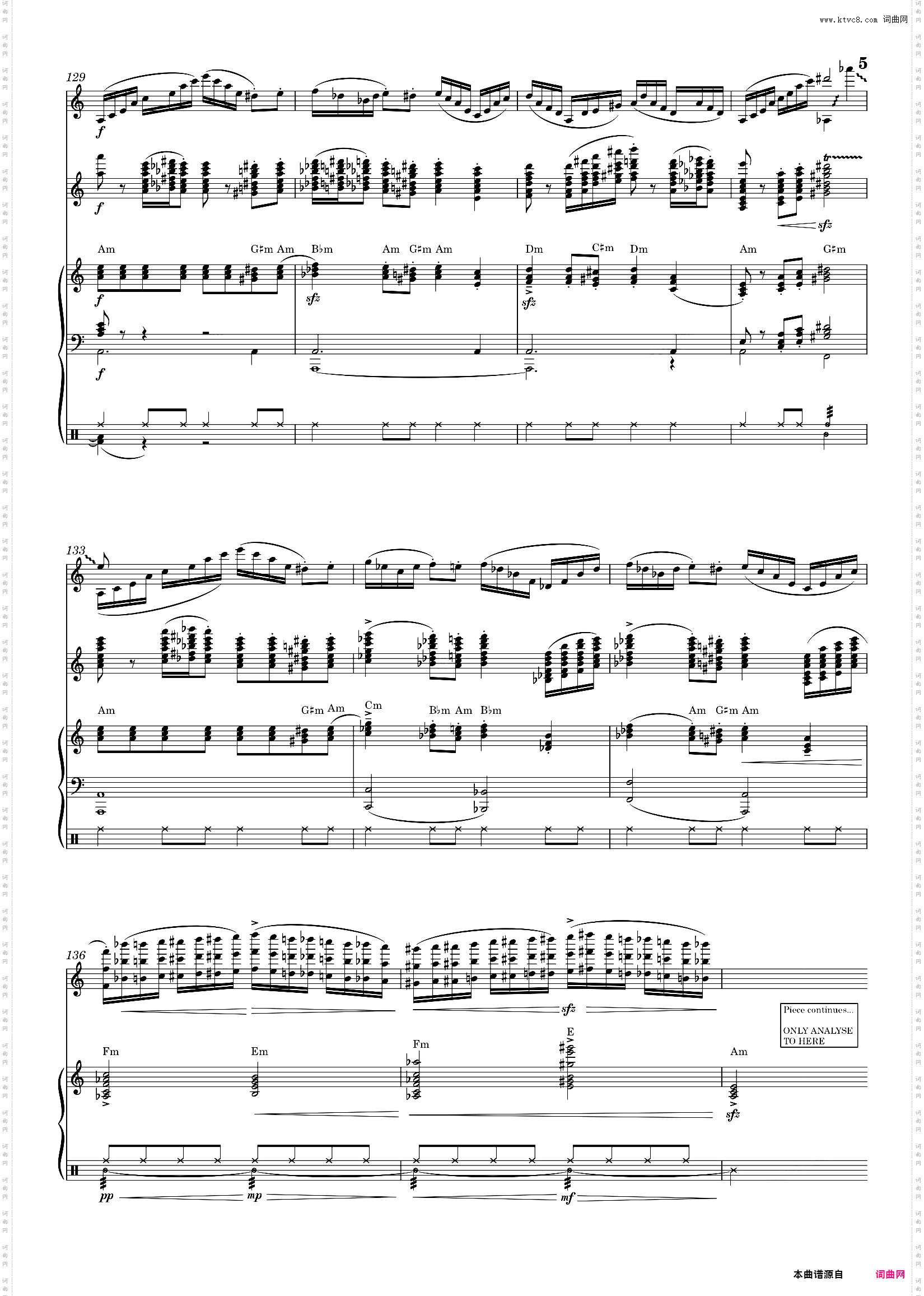 Hedwig's Theme/海德薇变奏曲 总谱