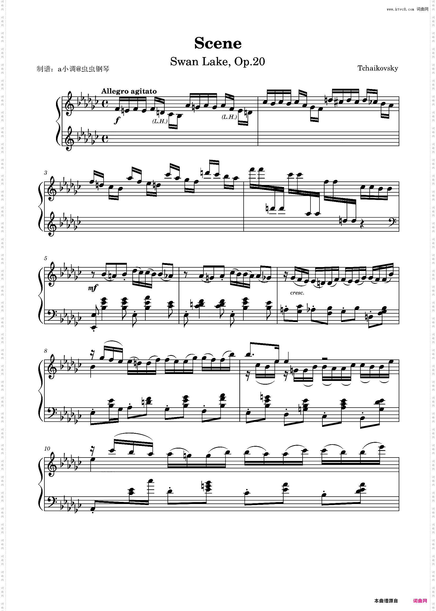 Scene 天鹅湖 Op·20