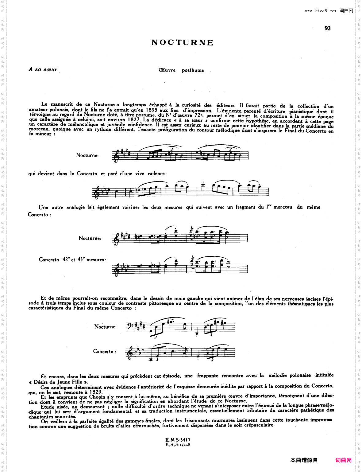 F·F·Chopin Nocturne No· 20 in C# Minor