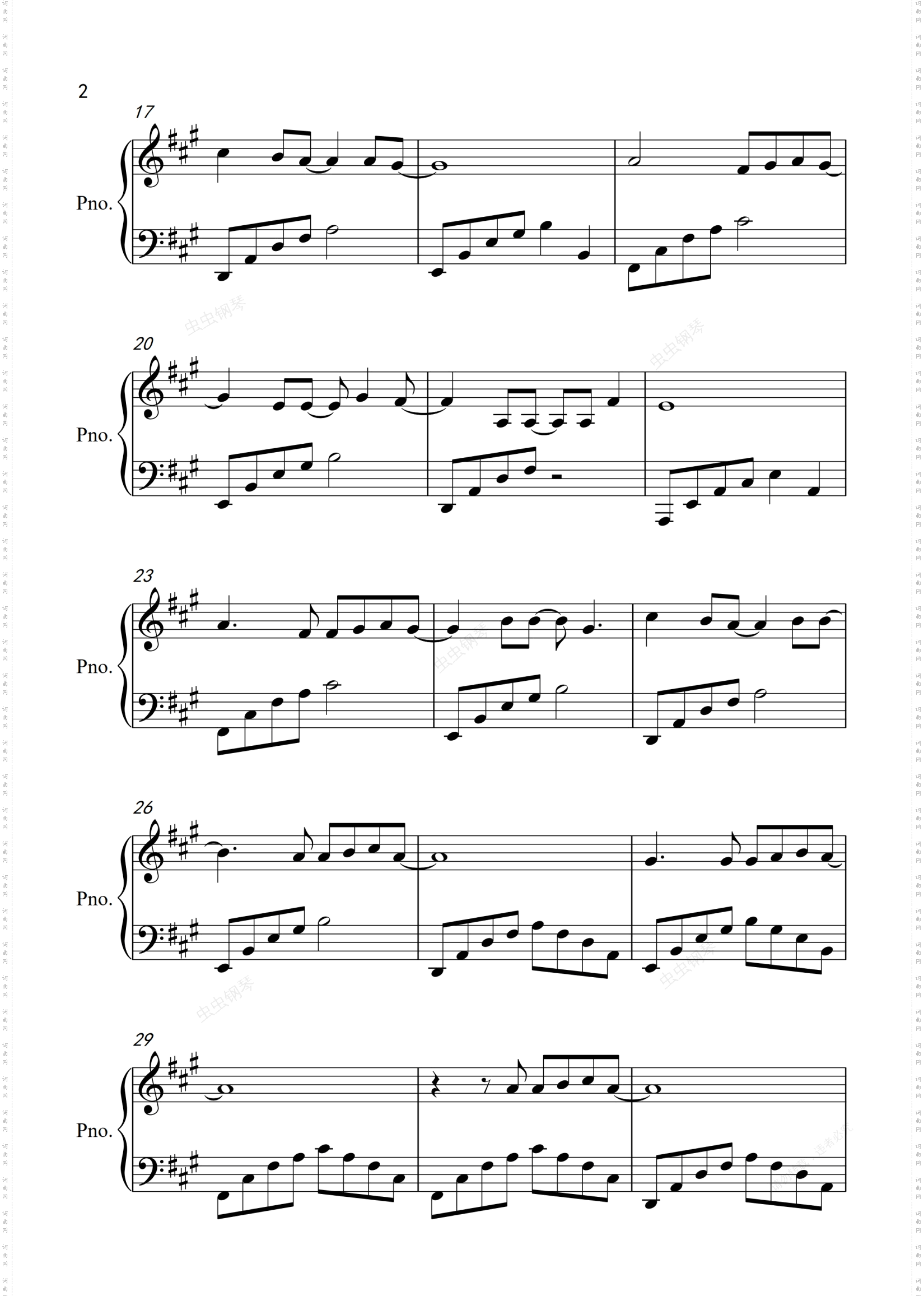 沈以诚《我还记得那天》A调入门简单版