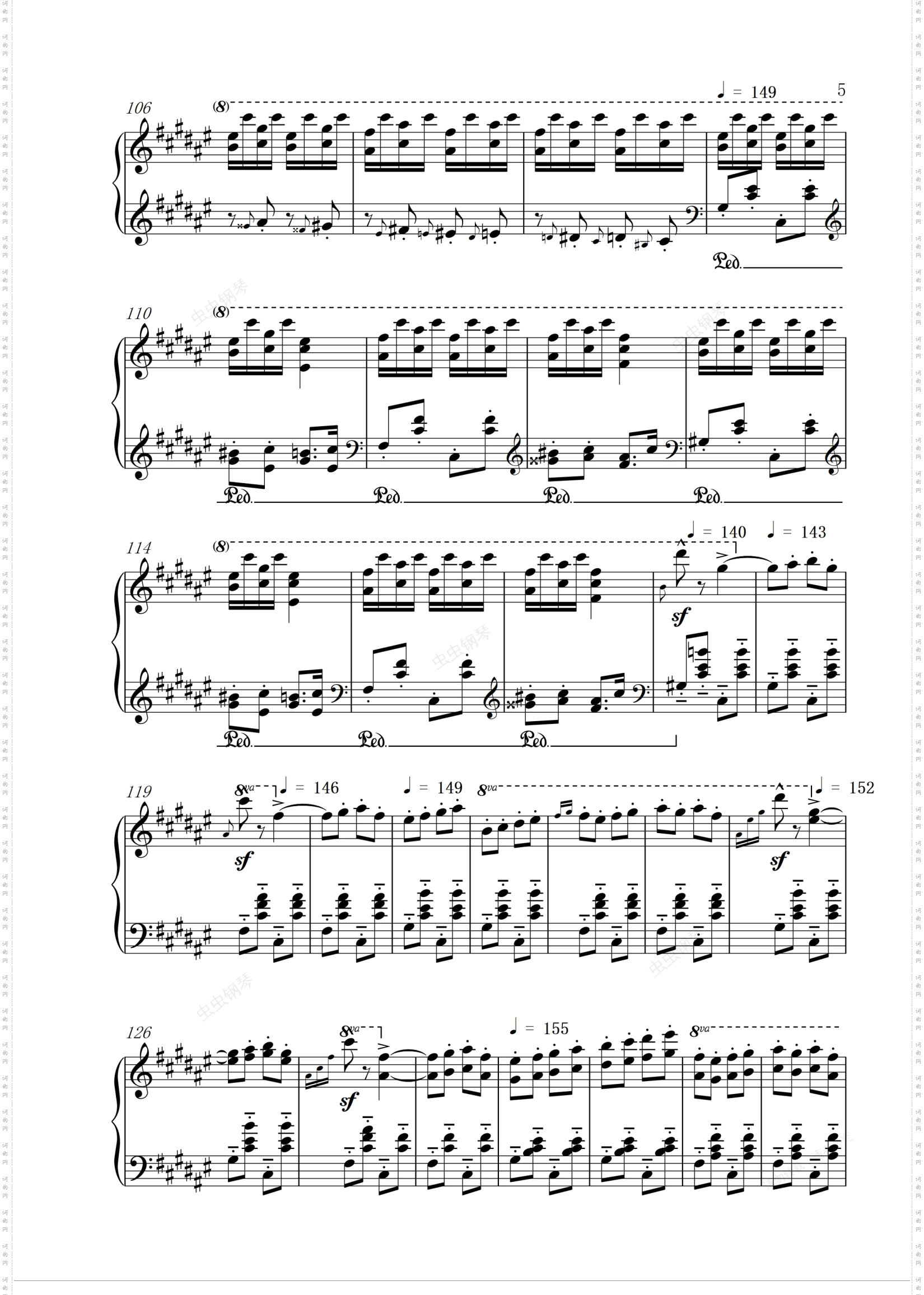 李斯特 匈牙利狂想曲第二号Liszt - Hungarian Rhapsody No· 2 - Friska Part Only·