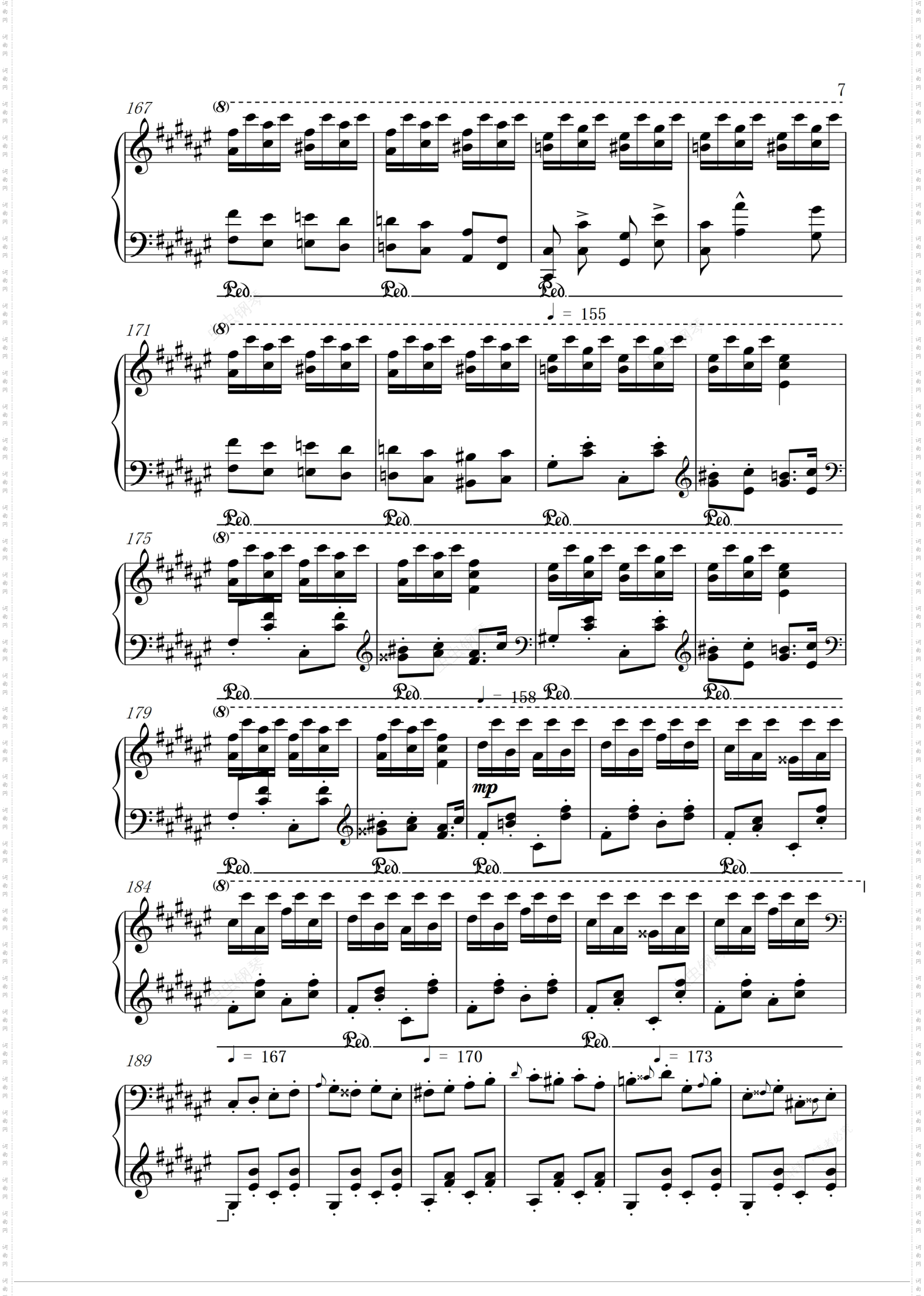 李斯特 匈牙利狂想曲第二号Liszt - Hungarian Rhapsody No· 2 - Friska Part Only·