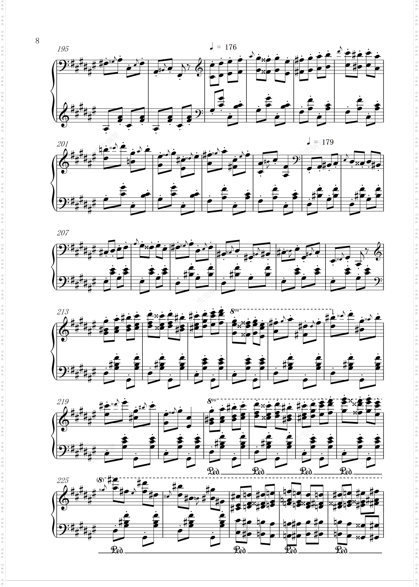 李斯特 匈牙利狂想曲第二号Liszt - Hungarian Rhapsody No· 2 - Friska Part Only·