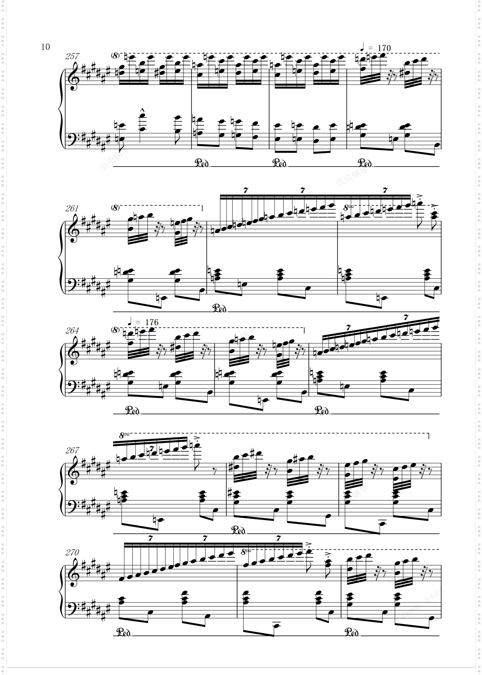 李斯特 匈牙利狂想曲第二号Liszt - Hungarian Rhapsody No· 2 - Friska Part Only·
