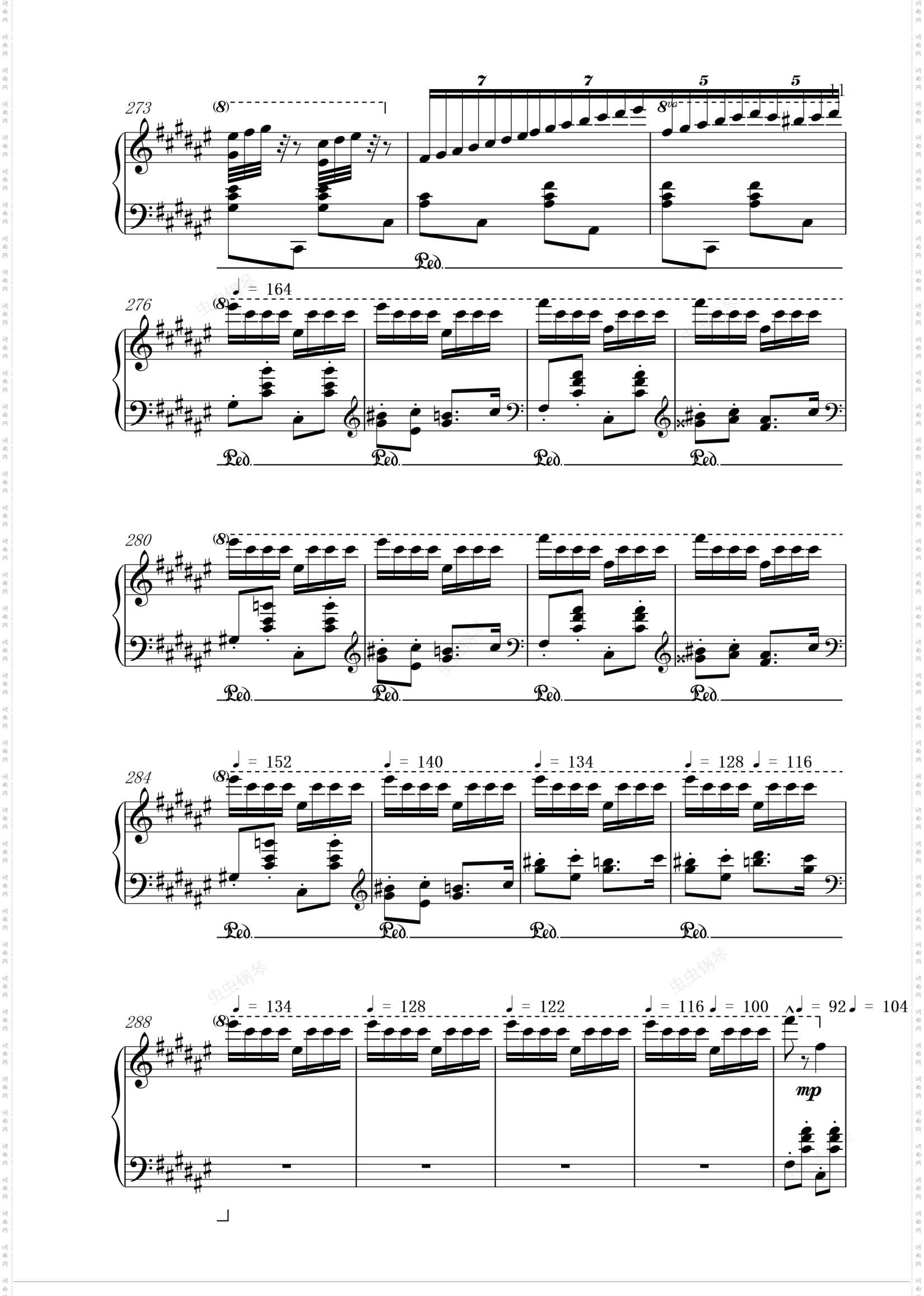 李斯特 匈牙利狂想曲第二号Liszt - Hungarian Rhapsody No· 2 - Friska Part Only·