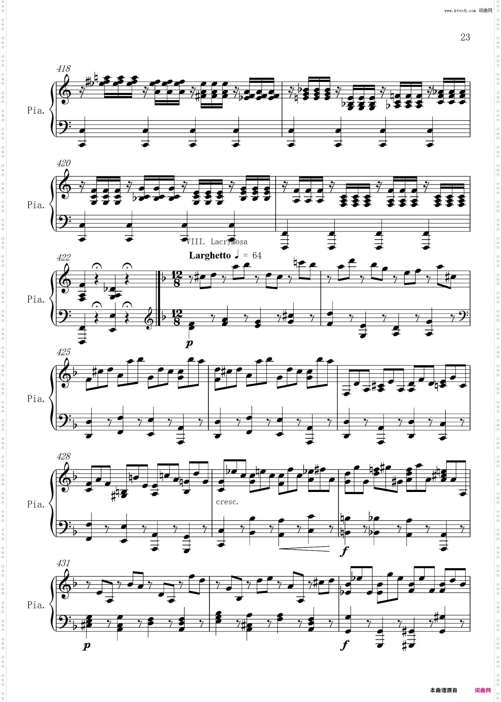 【全曲完整版】莫扎特 - 安魂曲Requiem K·626典藏级乐谱