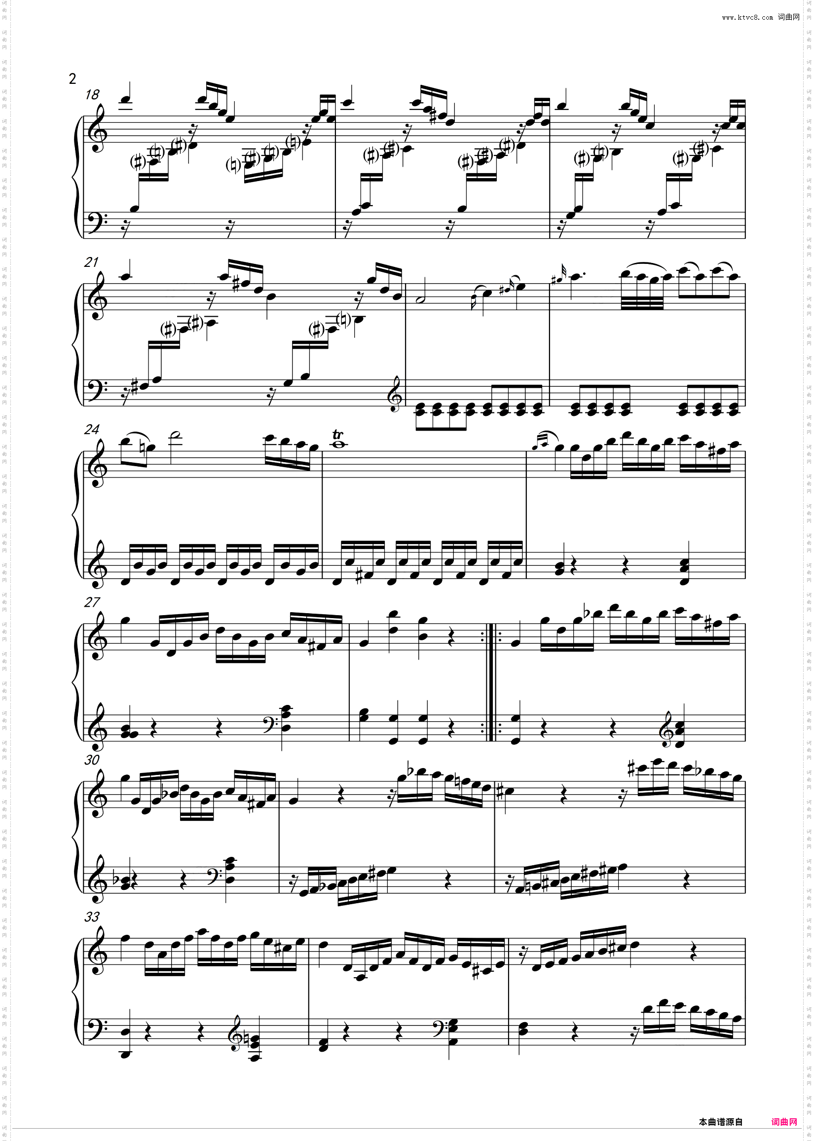 莫扎特 - 第16号钢琴奏鸣曲C大调 Piano Sonata No·16 Allegro K·545